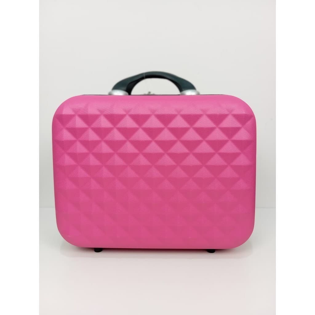 Frasqueira de viagem  Tamanho Grande  em fibra Abs necessaire  maleta de mão estruturada Medidas 40x33x18 Cores Variadas