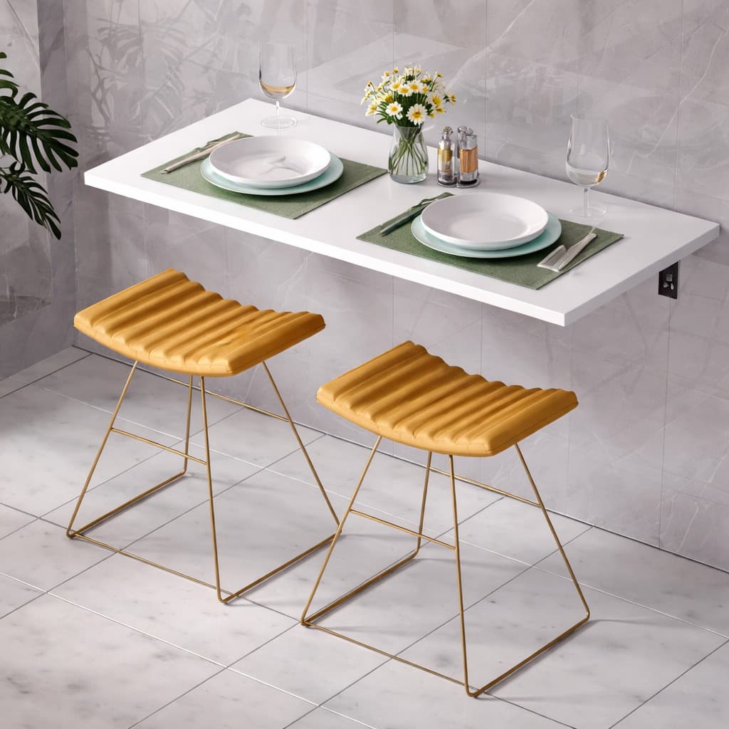 Bancada Mesa Suspensa MDF Office Estudo Trabalho Multiuso 90x30