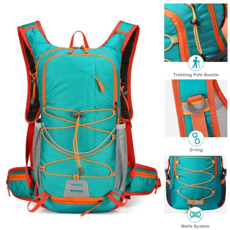 Bolsa esportiva para água ao ar livre ciclismo multifuncional ultraleve para lazer montanhismo e caminhadas