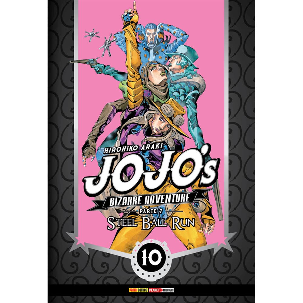 Mangá - Jojo's Bizarre Adventure - Parte 7 - Steel Ball Run 10 - Novo/Lacrado