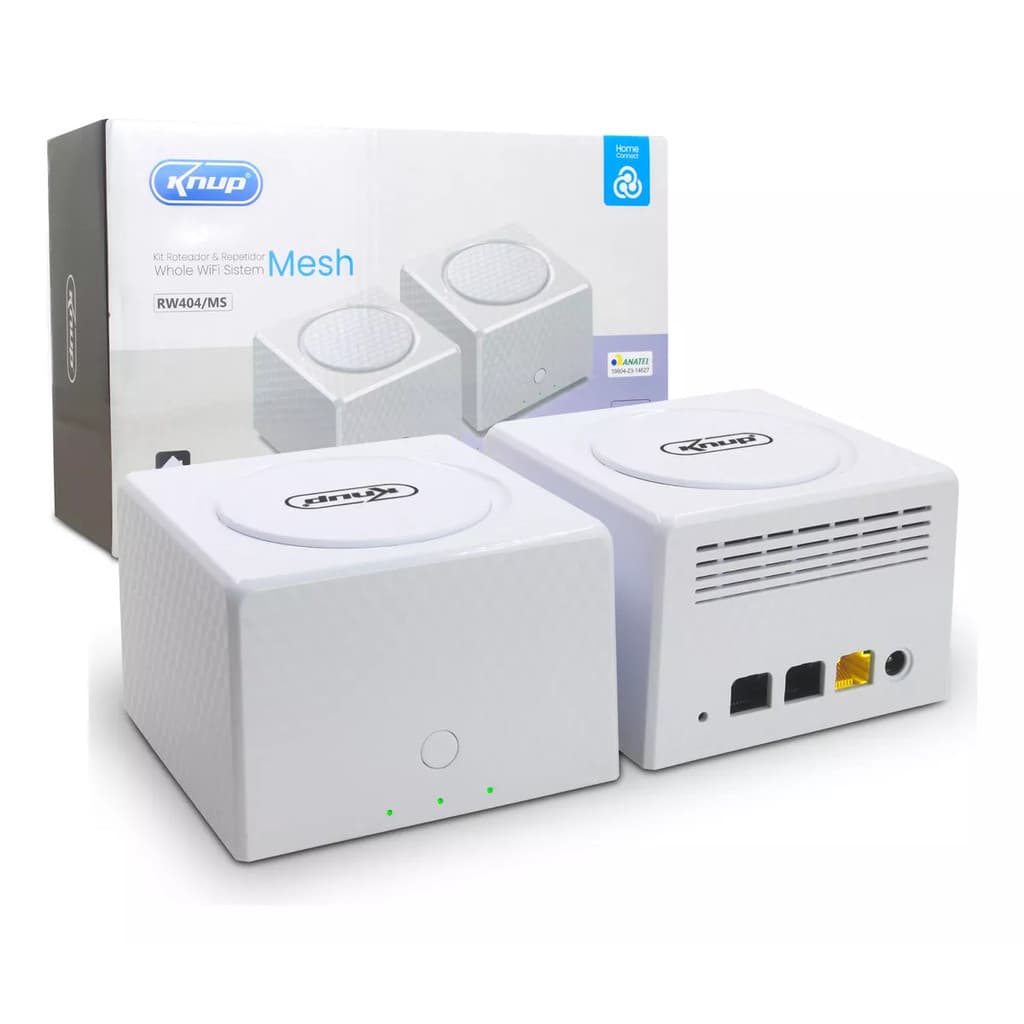 Roteador E Repetidor Wi-fi Mesh Gigabit Knup Kp-rw404/ms