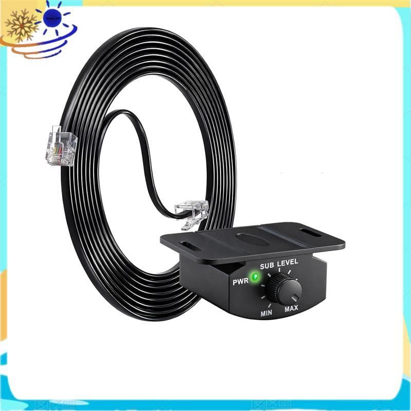 Botão Universal De Controle De Graves , De Volume De 4 Pinos Com Cabo De Extensão De 11.48 Pés/3.5 M , Cabe Na Maioria D