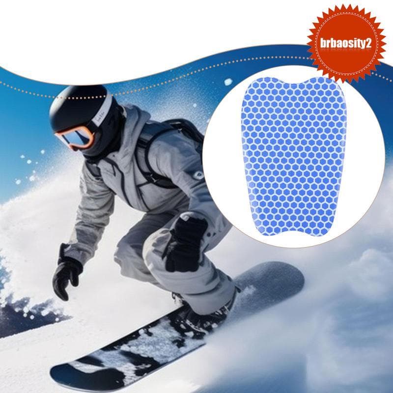 [Brbaosity2] Caneleira De Esqui De Poliéster Azul Confortável Soft Almofada Proteção Antiatrito Para , Snowboard