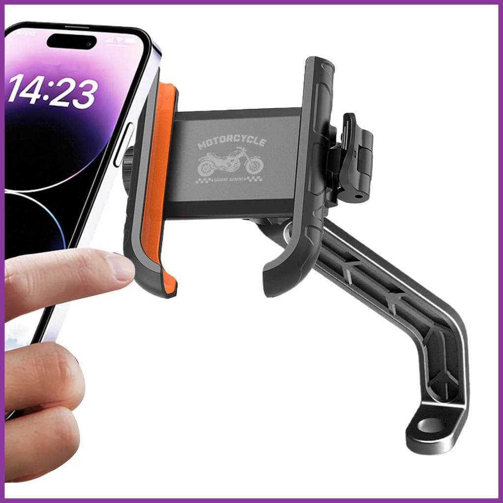 Suporte De Telefone Para Motocicleta , Braçadeira Rotativa Anti-Choque Celular , Scooter Elétrica , Turismo , Esporte , 