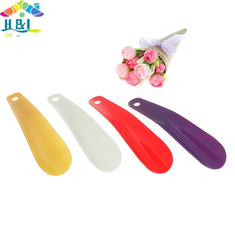 H & L 1 Pc 16 Cm Calçadeiras De Sapato De Plástico Em Formato De Colher Calçadeira Levantador { th }