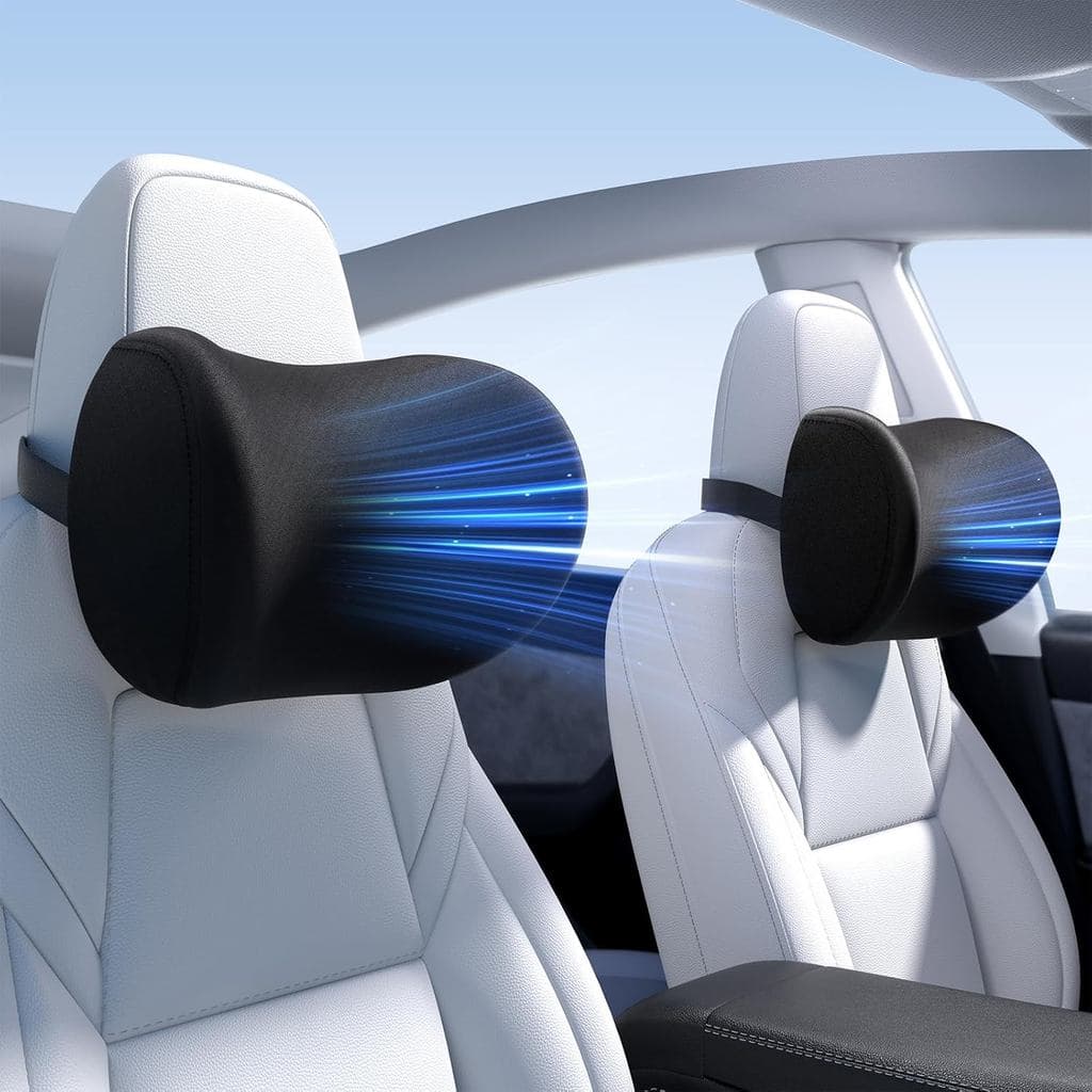 Almofada De Pescoço Para Carro Wigoo 2026 Upgrade [Sem Mais Pressão , Inodora] Macia Encosto De Cabeça De Com Alça Ajust