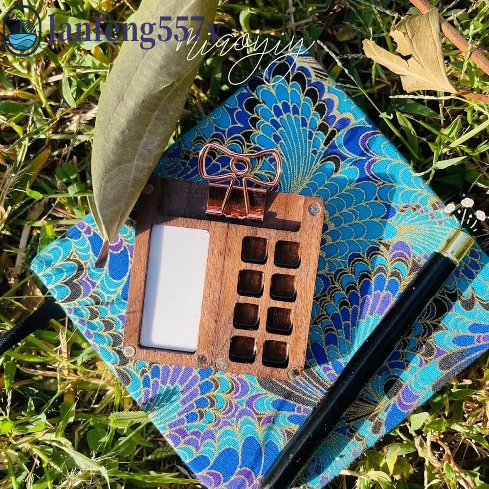 Caixa Vazia De Pintura LANFENG , Mini Paleta De Tinta Aquarela De , 8 Grades