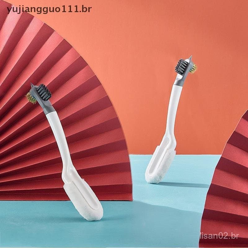 # Novo Escova De Limpeza De Sapatos Profissional Multifuncional Sapato De Cabo Longo Limpador De Chinelos Branco Kit Pen