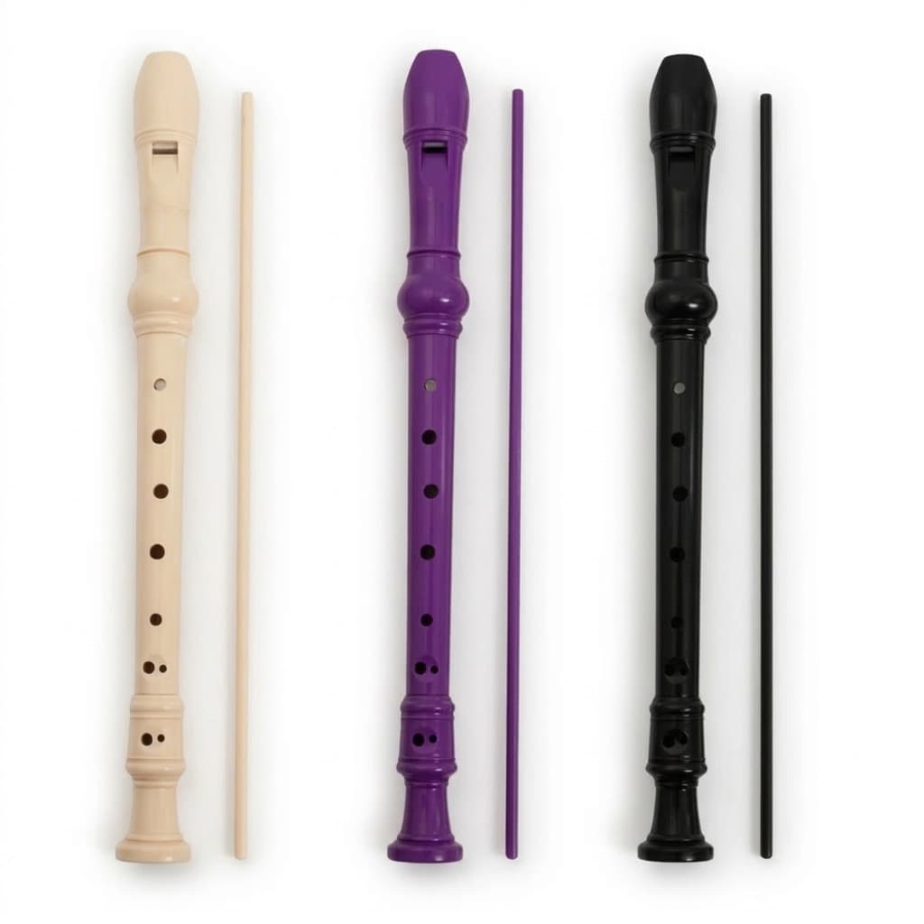 Flauta Doce Germanica Soprano C/ Capa e Vareta Em Dó (c) Premium