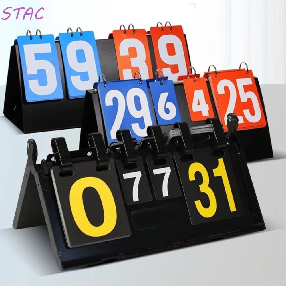 Placar Esportivo STAC , Flip De Plástico Dobrável De Mesa Digital À Prova D'água De 4 Dígitos