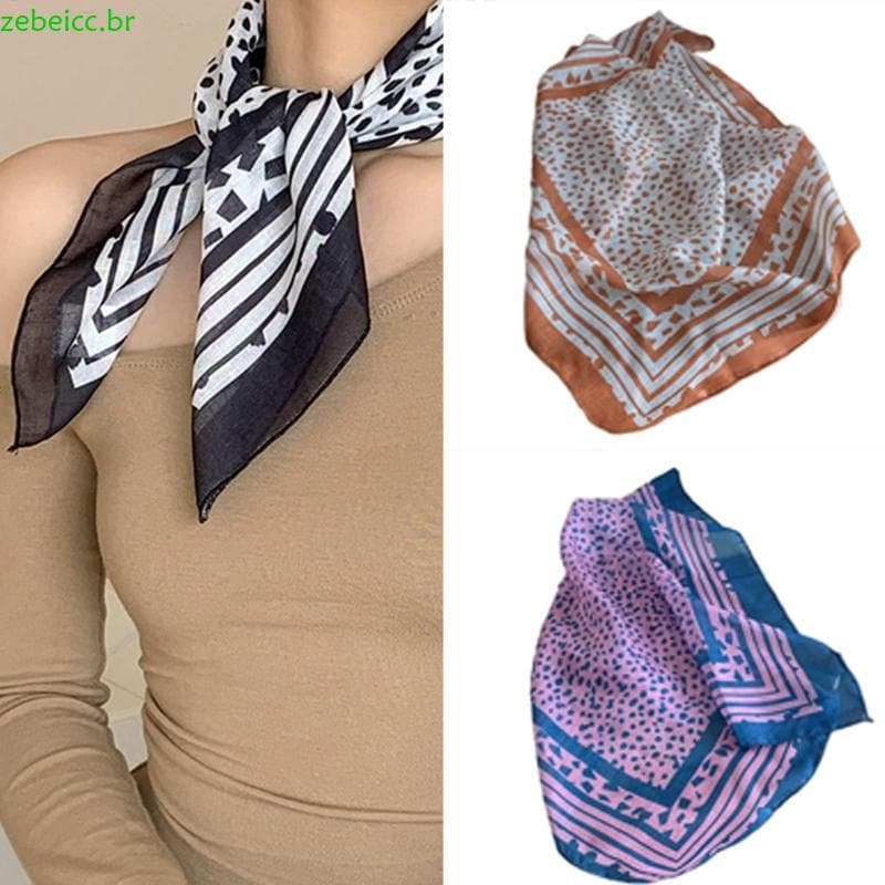 zebeicc Lenço Colorido Para Dança Rua Respirável Quadrado