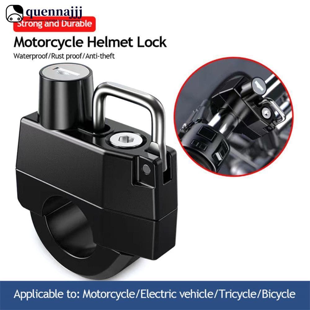 QUENNA Portátil Capacete Da Motocicleta Bloqueio Anti-Roubo Segurança Guiador Acessórios De Ciclismo G8V2