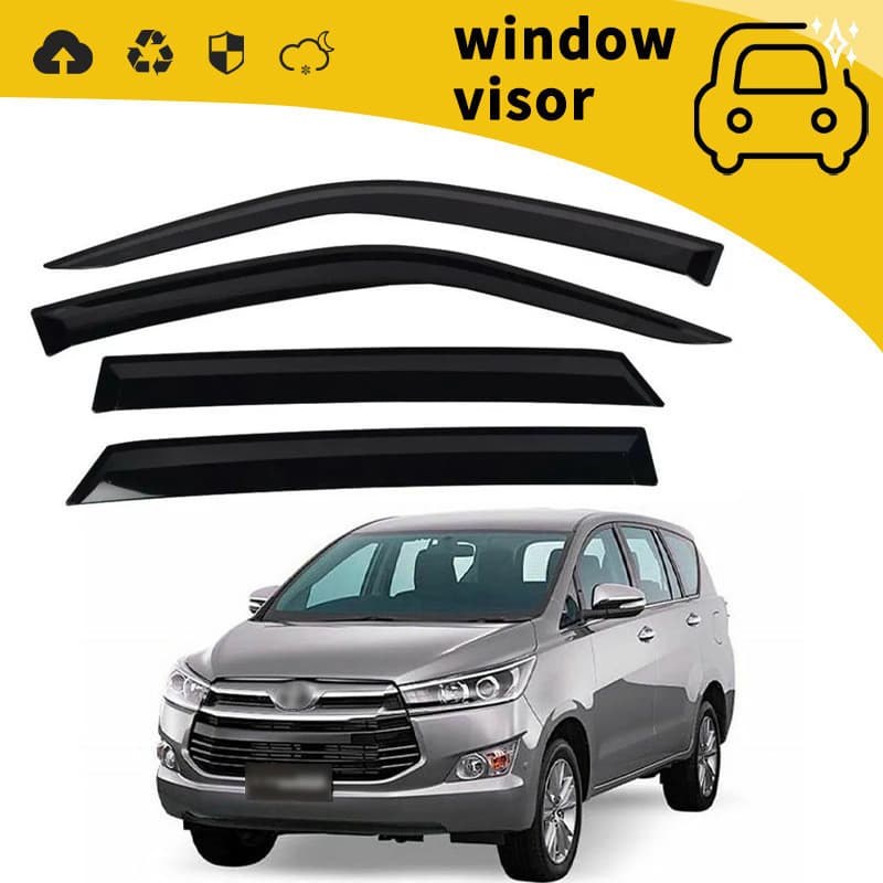 Adequado para 16 ToyotaINNOVA CRYSTA porta do carro bloco de chuva janela chuva sobrancelha chuva defletor decoração mod