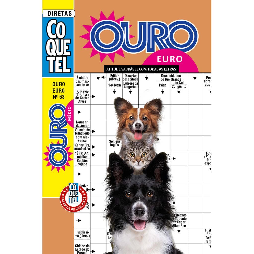 Livro Coquetel Ouro Euro 63livro RCG