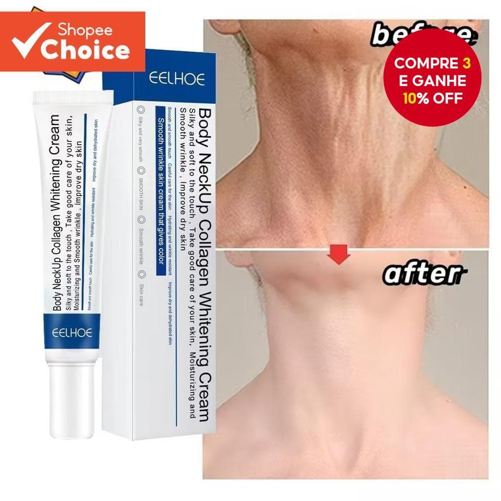 EELHOE Pescoço Anti-Rugas Creme Colágeno Remoção De Envelhecimento F irm Clareamento Iluminar Hidratante Cuidados Com A 