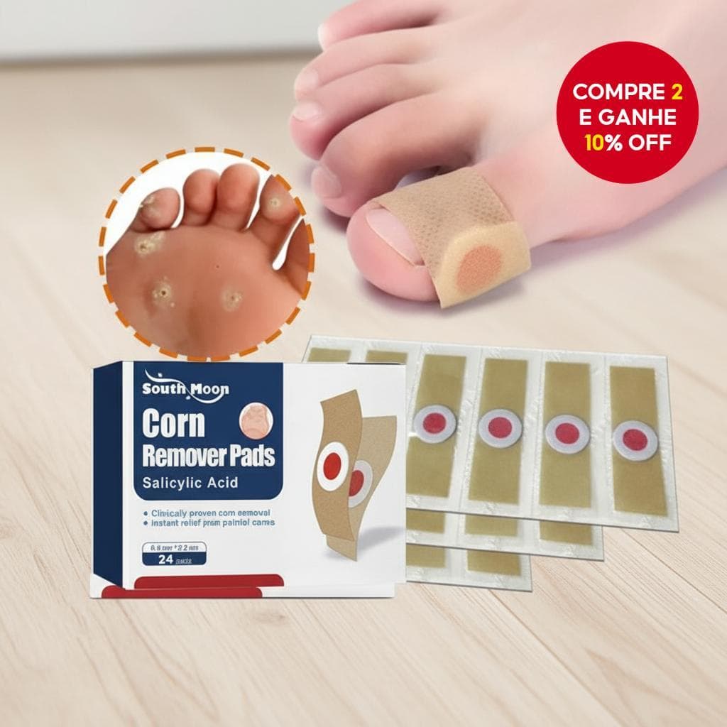  24 unidades de adesivos para remoção de calosidades nos pés - Tratamento de verrugas para calos e cuidados com os pés