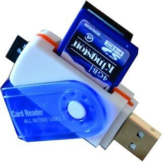 Leitor De Cartao Usb 4 Em 1 (sd Microsd Minisd M2 M