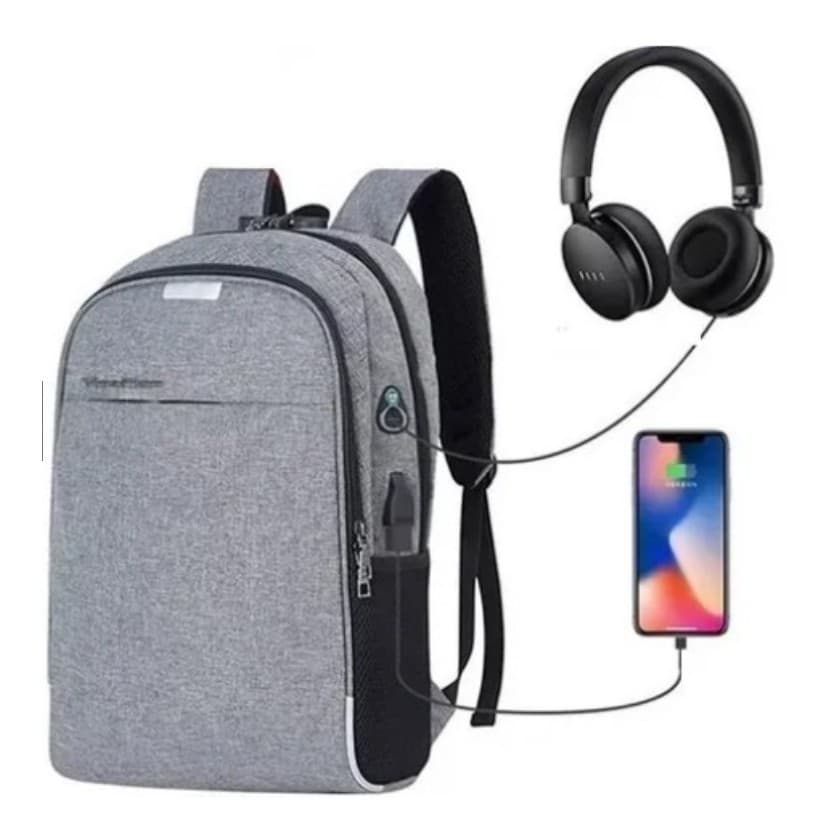 Mochila masculina Anti Furto Para Notebook Moda AnjggStore