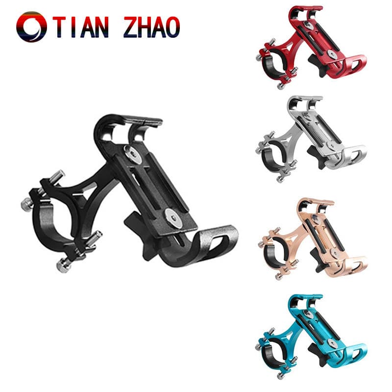 Suporte do telefone da bicicleta liga de alumínio da motocicleta Mountain bike navegação titular do telefone da biciclet