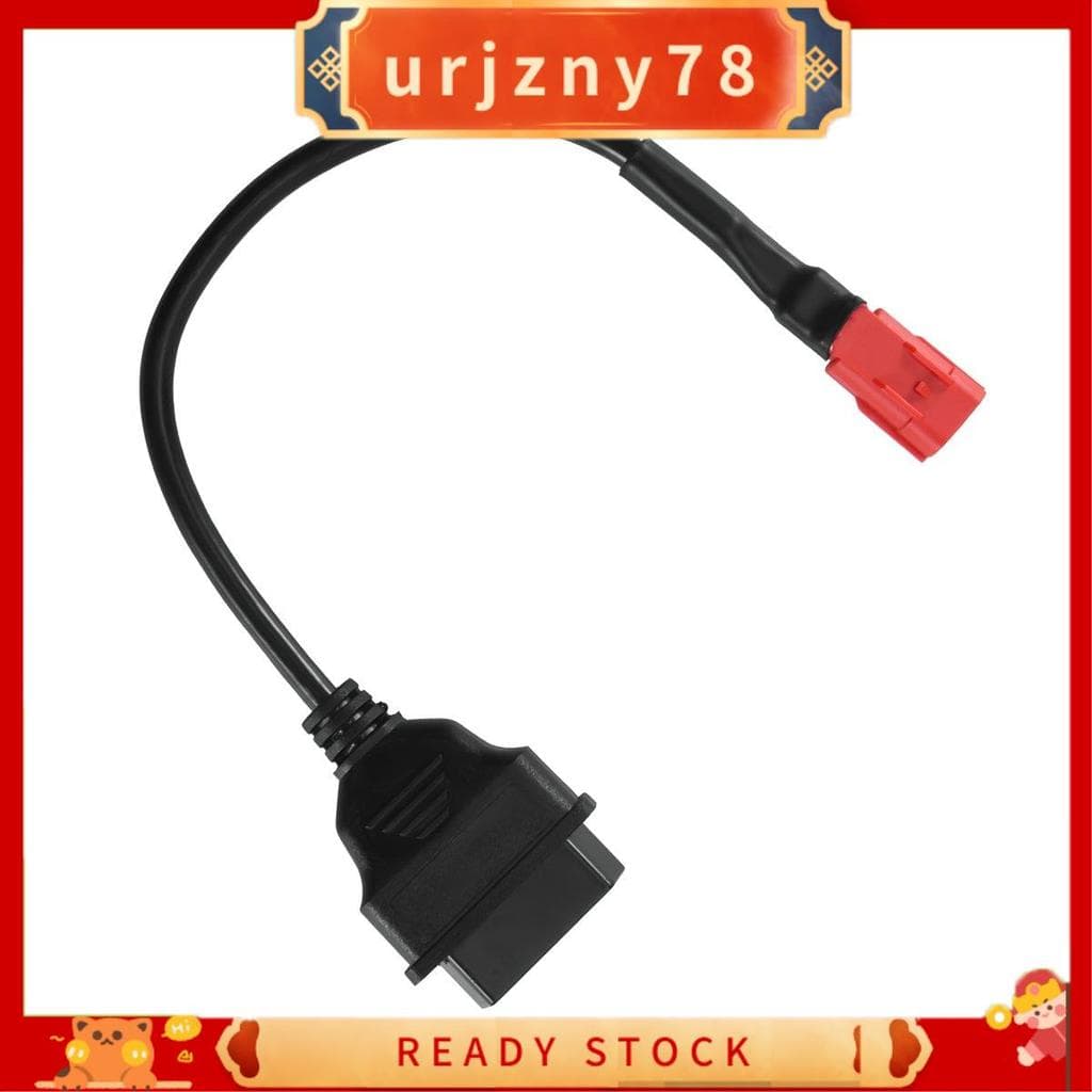 Adaptadores OBD De Motocicleta De 6 A 16 Pinos Conectores De Extensão De Cabo De Diagnóstico OBD2 Para