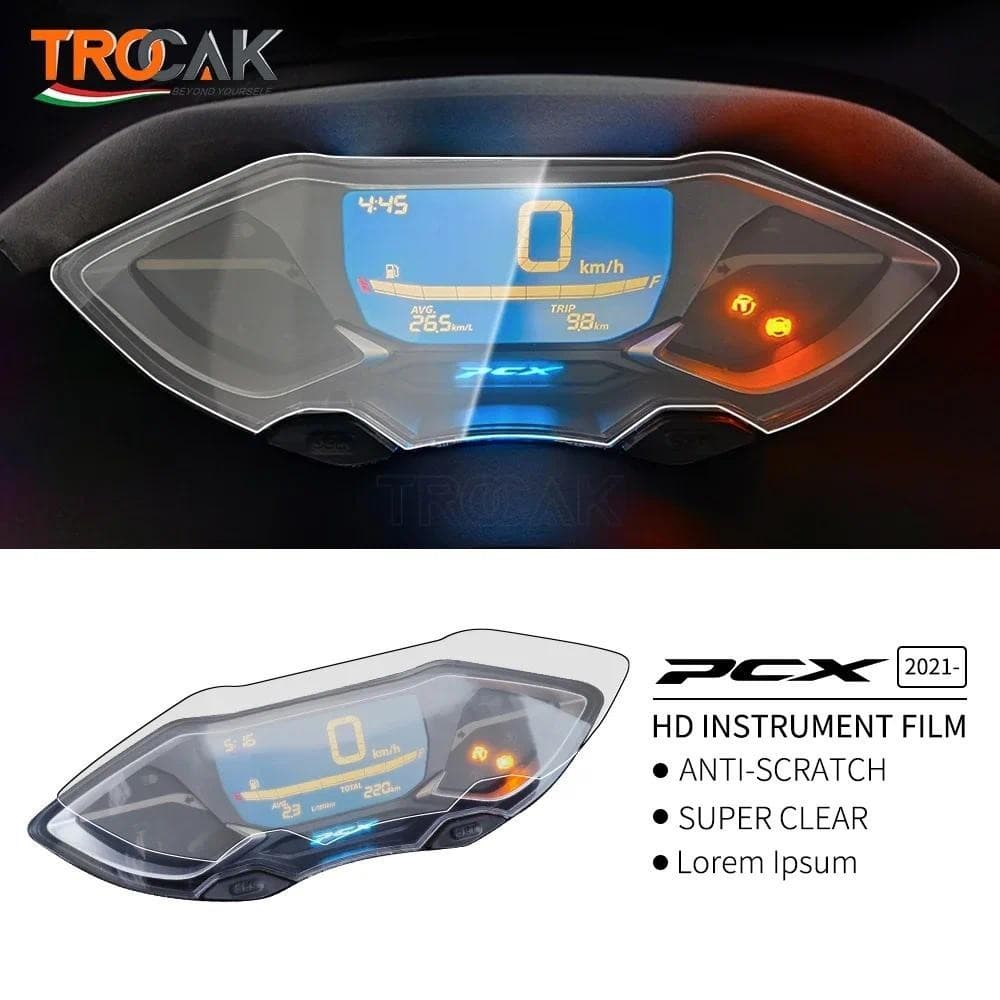 Para Honda PCX160 PCX125 2021-2024 PCX 160 125 Conjunto De Instrumentos De Motocicleta Filme De Proteção Contra Arranhõe