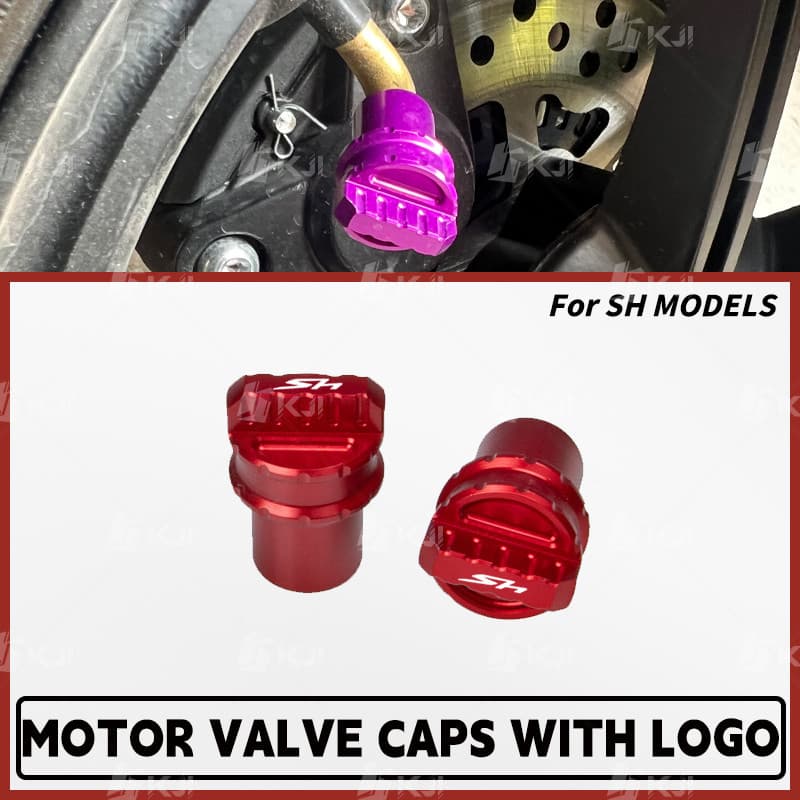 Para Honda SH 350/300/160/150/125 Tampas Da Haste Válvula Do Pneu Roda De Ar Tubo Capa Guarnição Acessórios