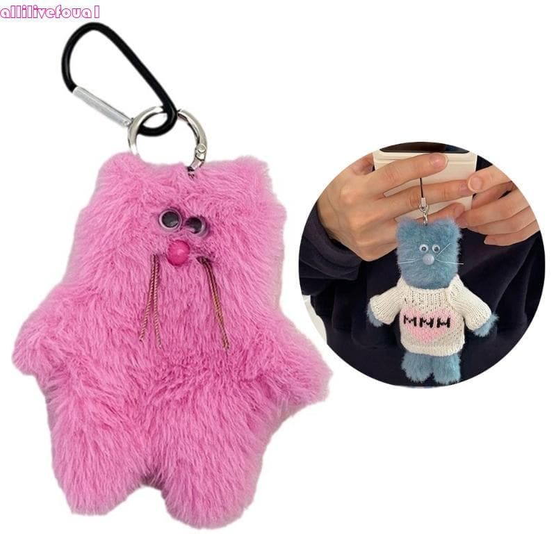 allilivefoua1 Chaveiros Pelúcia Pingente Fofo Joias Da Para E Meninas