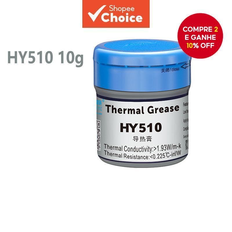 HY510 Laptop Pasta Térmica CPU Condutor Cinza Meia Garrafa Barril Silicone Graxa Dissipação De Calor