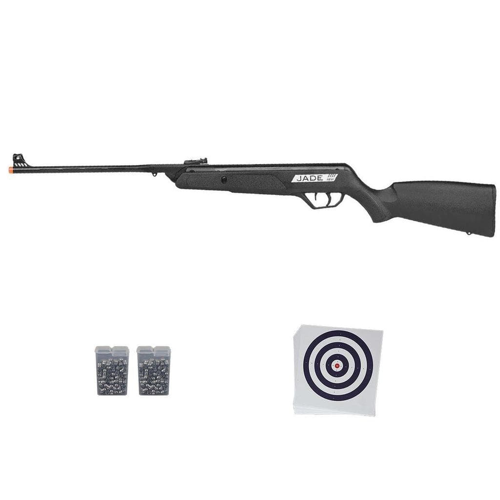 Carabina de Pressão New Jade Oxidada 5.5mm - CBC + Acessórios