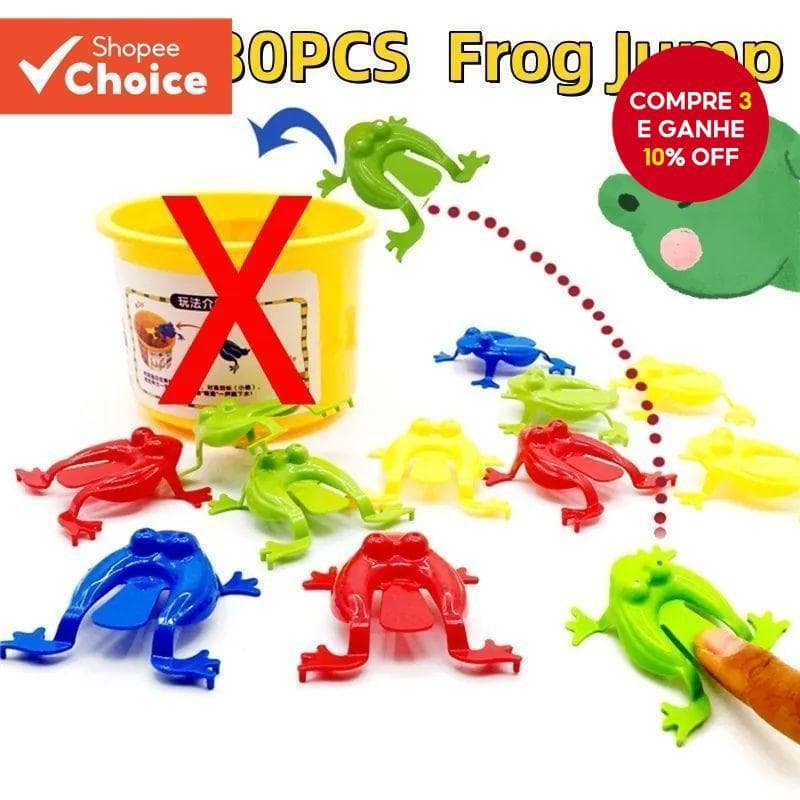 Brinquedos De Sapo Saltador 30 Peças Para Crianças Alívio Do Estresse Engraçado Festa Favor Presente Aniversário
