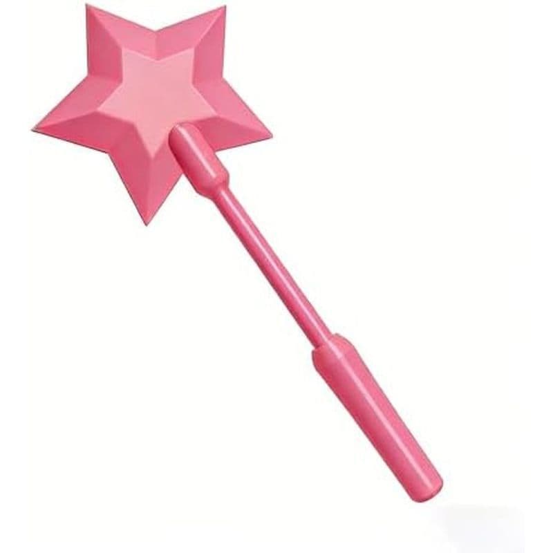 Varinha De Pagamento Mágica De Estrela Rosa-Bastão Sem Contato Para Cosplay De Feiticeiro , Adereço De Fantasia & amp ; 