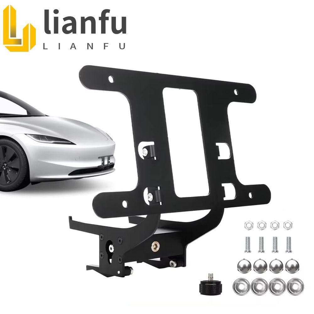 Suporte De Placa Frontal LIANFU , Com Fechadura Sem Tampa De Licença De Broca , À Prova D'água