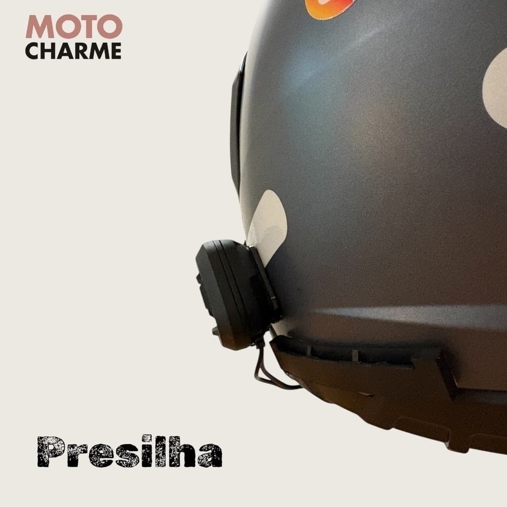 Kit Primer + 2 Presilhas Coquelê protetor de cabelo para capacete