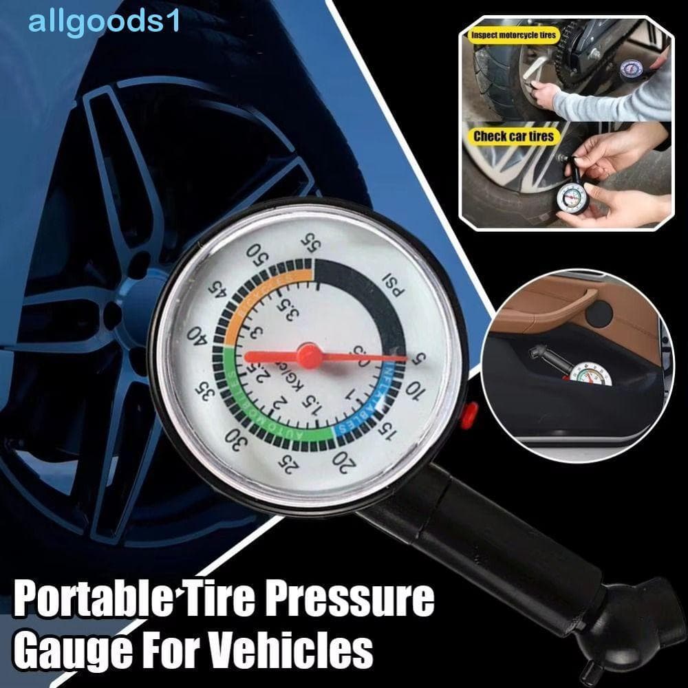 Ponteiro Deflação De Pneus ALLGOODS , Medidor De Pressão De Pneu De Alta Precisão , Design De