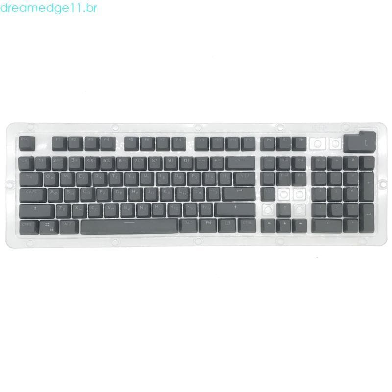 dreamedge11 104 Teclas Retro Keycaps Russo Backlight PBT Máquina Escrever Para Retroiluminado