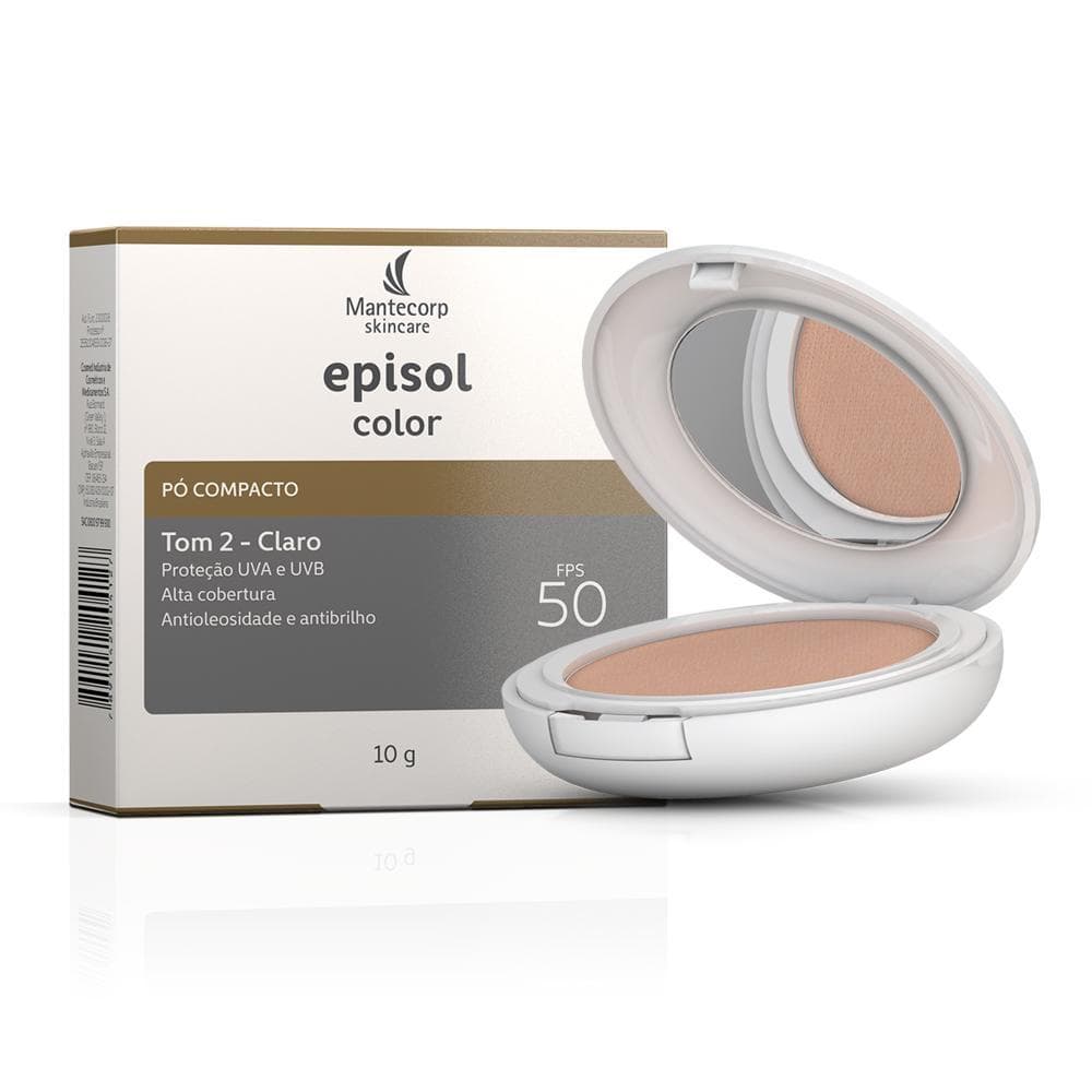 Protetor Solar Pó Compacto Episol Tom 2 FPS 50 10g