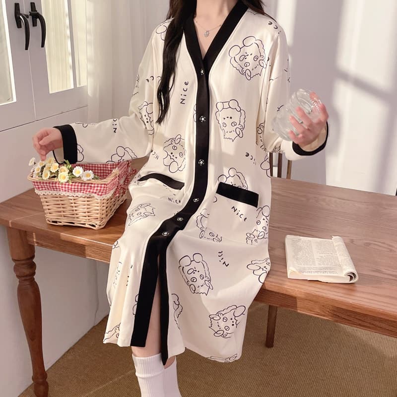 Com almofada no peito mulheres grávidas camisola Hospital saia de maternidade maternidade maternidade amamentação períod