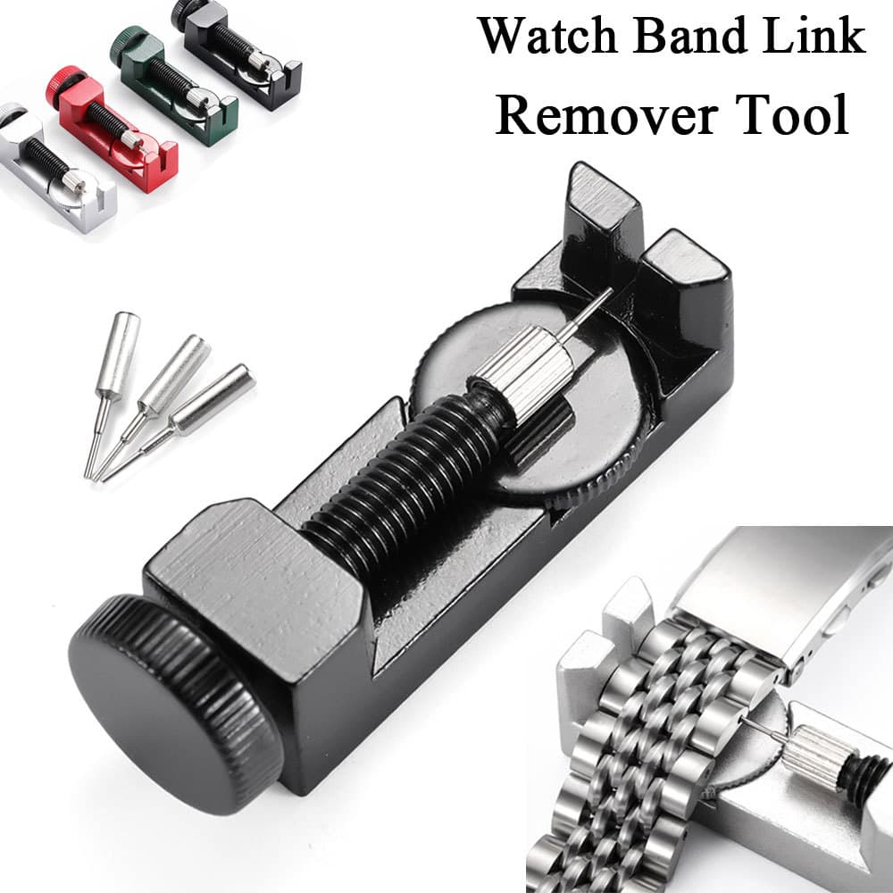 Ferramenta De Remoção De Link De Pulseira De Relógio Ferramentas De Reparo Ajustador De Metal Para Redimensionamento Vem