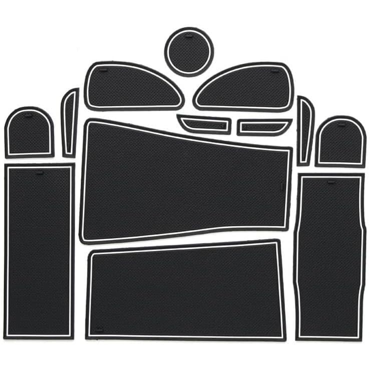 Almofadas Do Slot Da Porta Carro Para Toyota Prius 30 , Esteiras Console Central Sulco Almofada Suporte De Copo Inserçõe