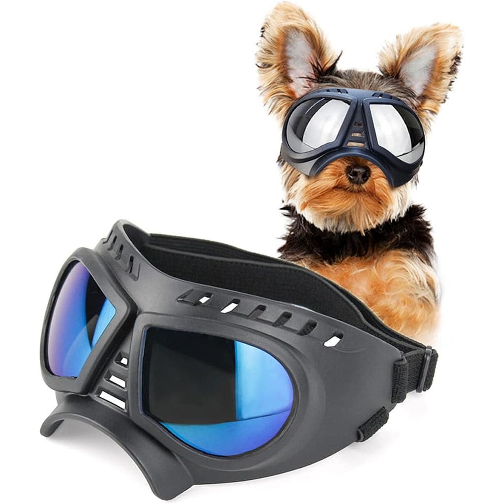 Óculos de proteção para cães, proteção UV, proteção contra vento, proteção contra poeira, proteção contra neve, proteção