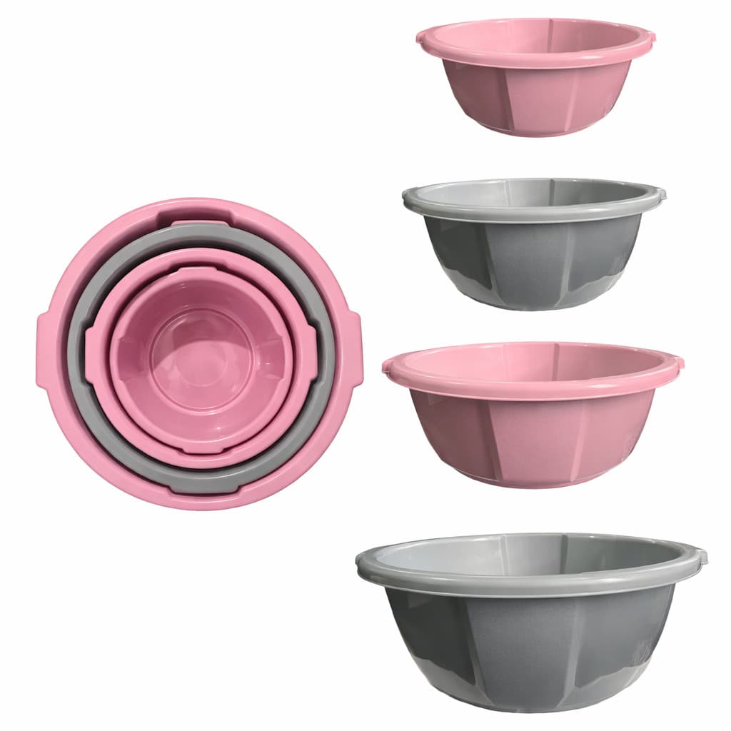 Conjunto de Bacia Plástico Reforçado 4 Peças Classic Prime Alta Resistência