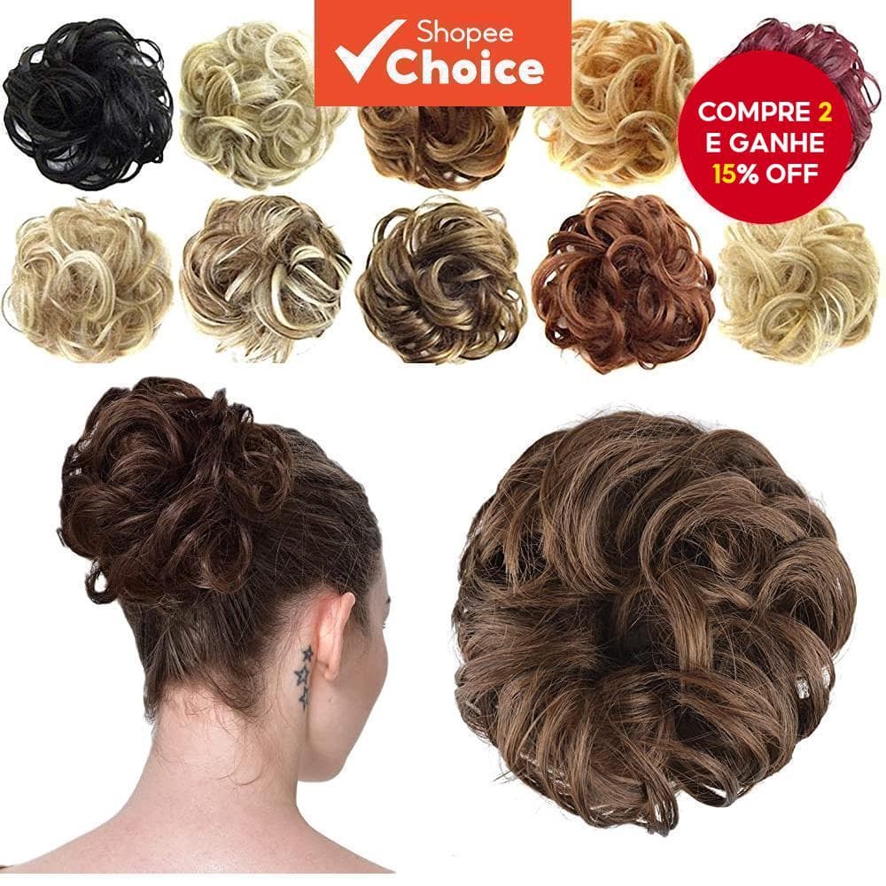 INS Elástico Bagunçado Bun Scrunchie Chique Chignon Peruca Com Donut Feminino Acessórios Para O Cabelo