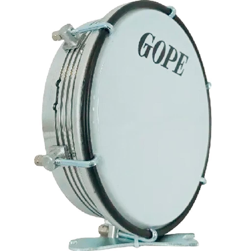 Tamborim em Aluminio Gope 6 Polegadas Frisado 6 Afinaçoes