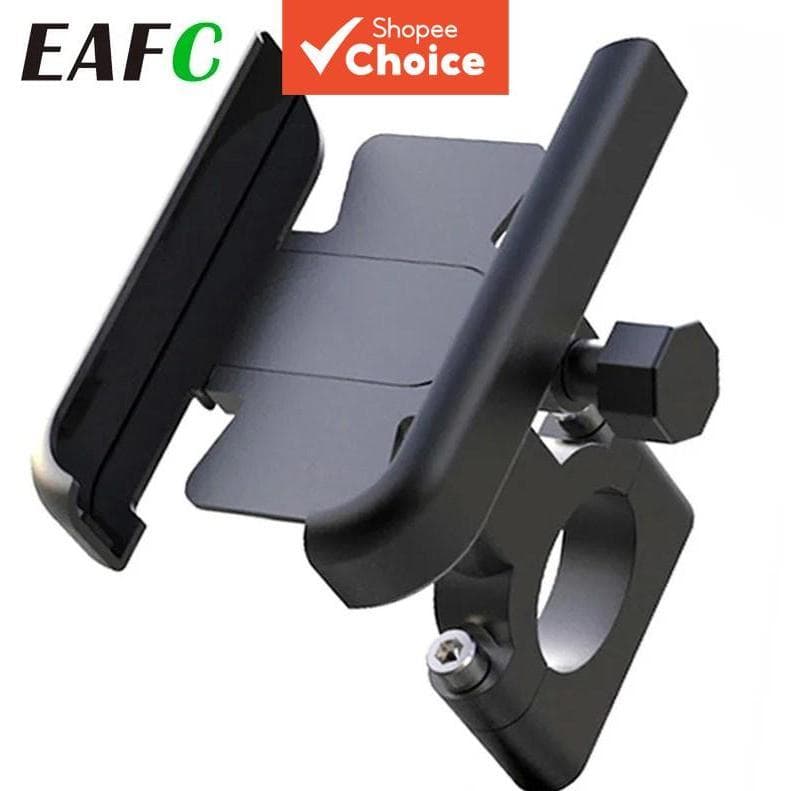  Suporte de Telefone para Moto com Rotação, Guidão para Smartphones de 4-7 e GPS 20-30mm, Acessórios para Moto (Liga de