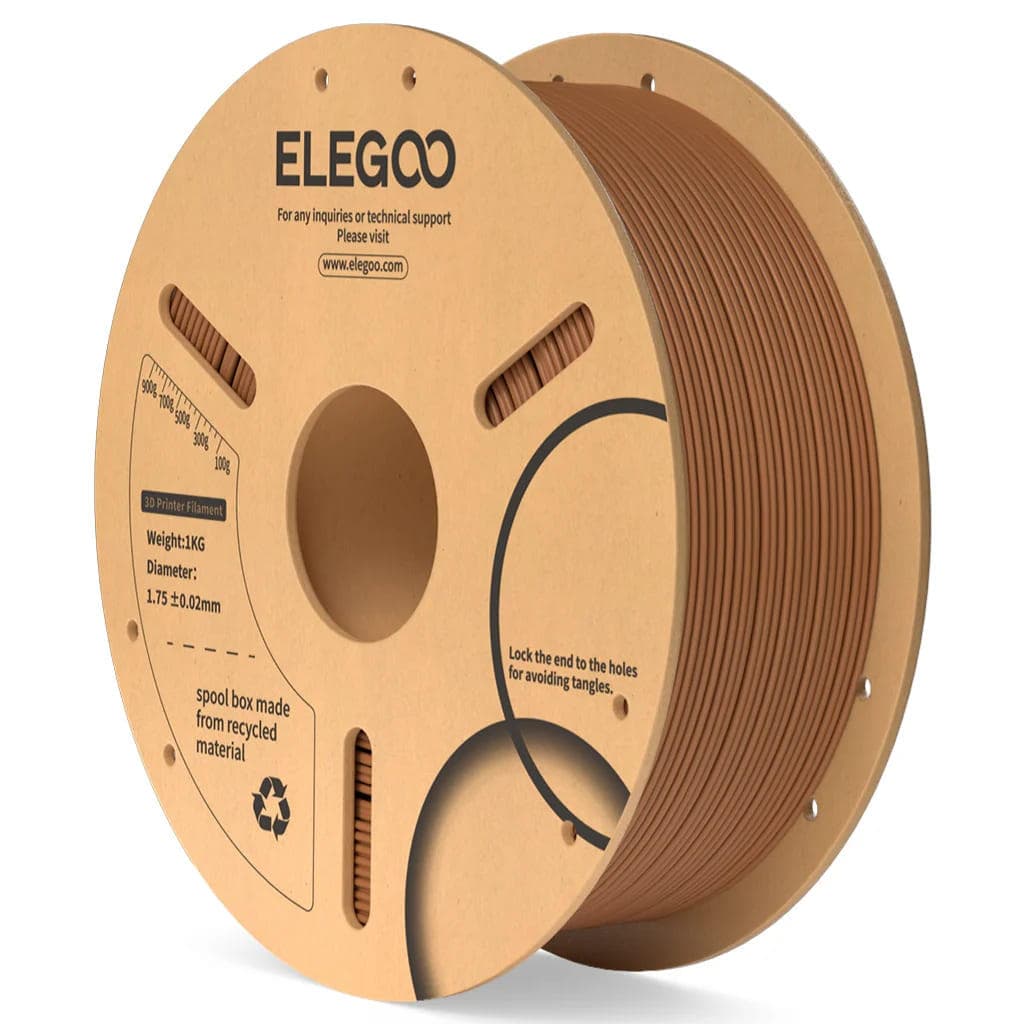 Filamento Elegoo PLA 1.75mm 1Kg Marrom