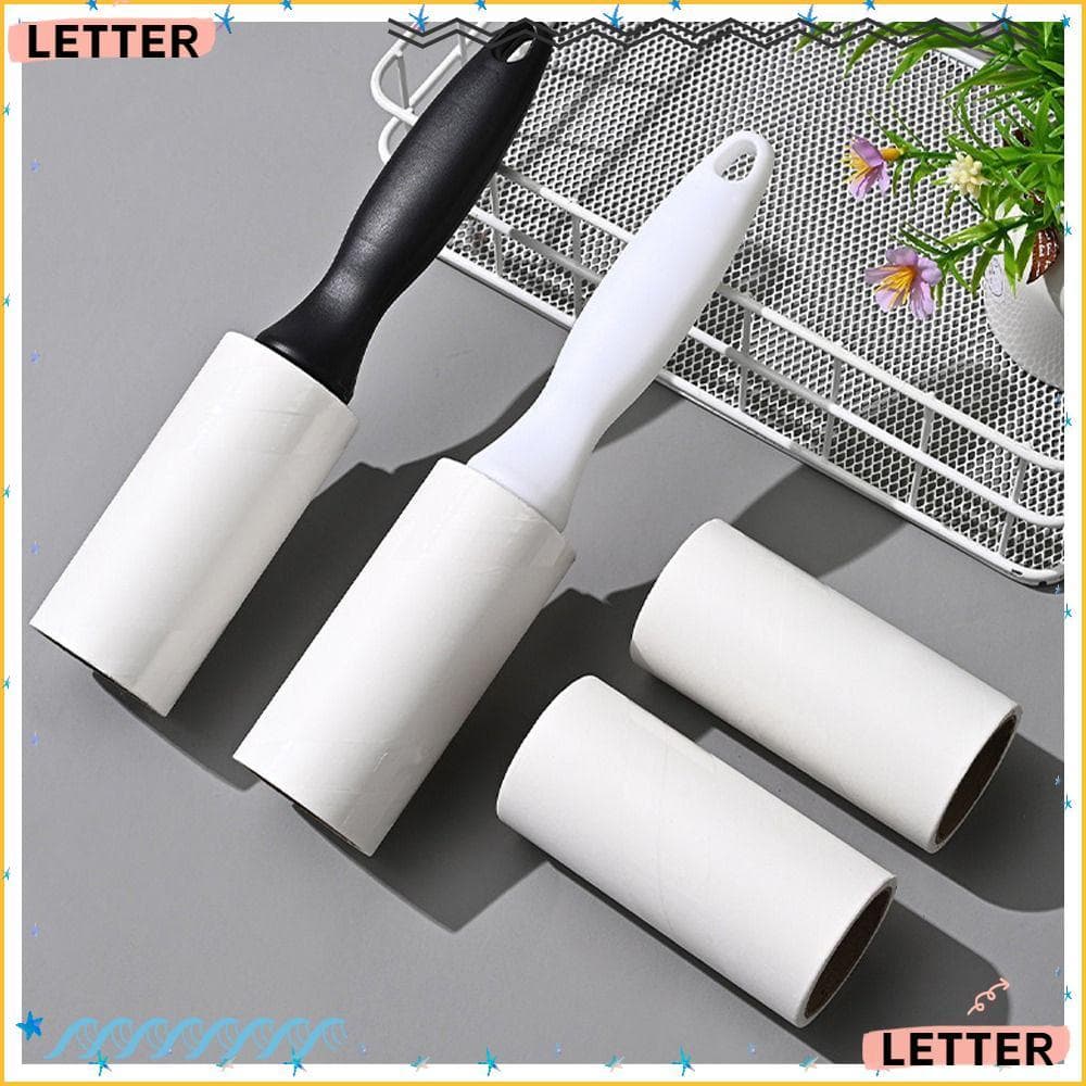 Removedor De Pelos De Letras , Rolo De Fiapos Reutilizável Extra-Pegajoso , Portátil , Compacto , Limpeza Rápida , Remov