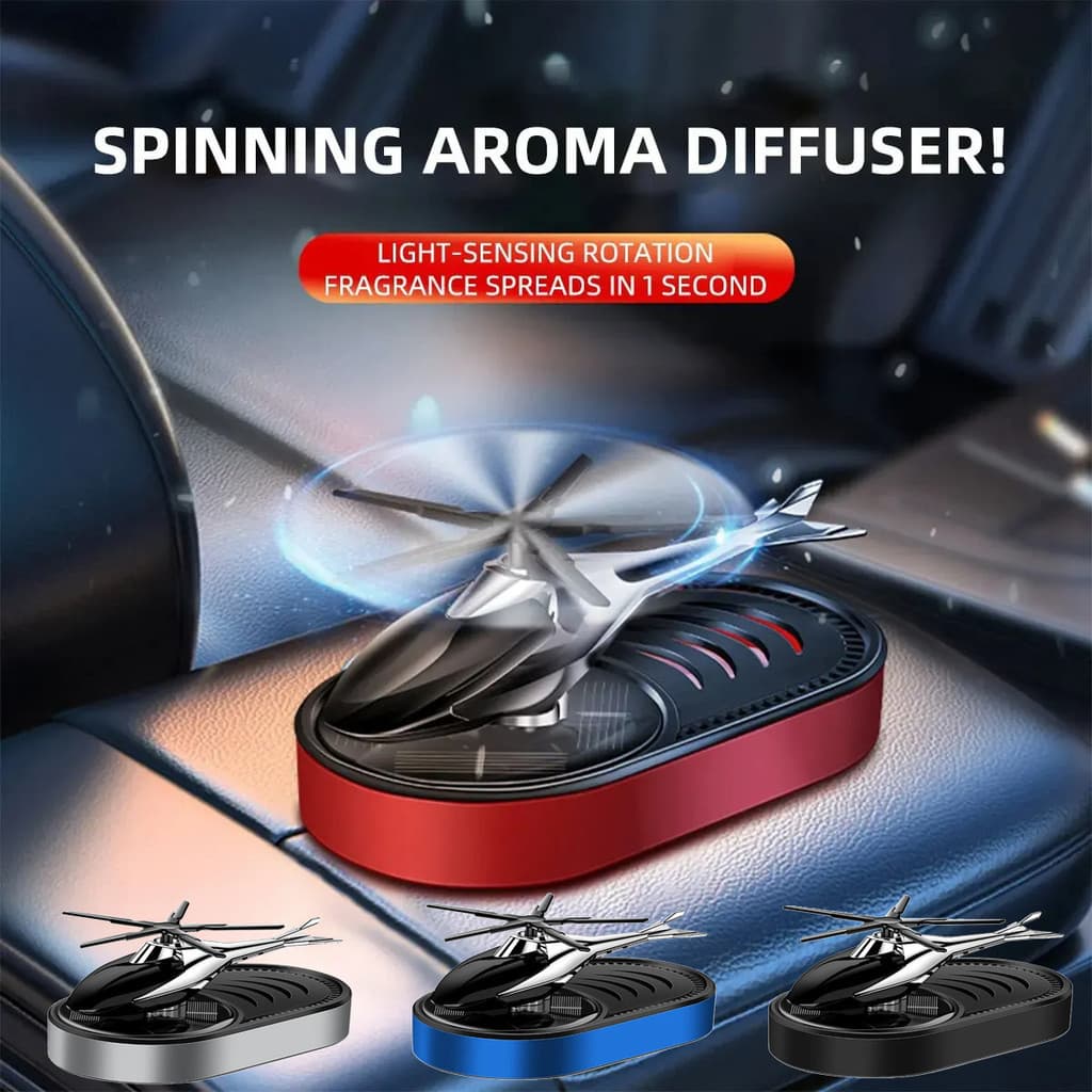 Carro Solar Aeronaves Ambientador Helicóptero Perfume Difusor Decoração Do Ventilação Ar Aromaterapia Acessórios Ornamen