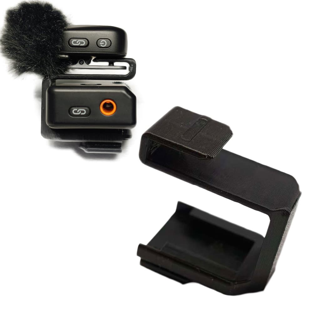 Suporte Adaptador De Montagem De Sapata Impressa Em 3D Para Mini Receptor DJI Mic , Interface De Flash De Câmera