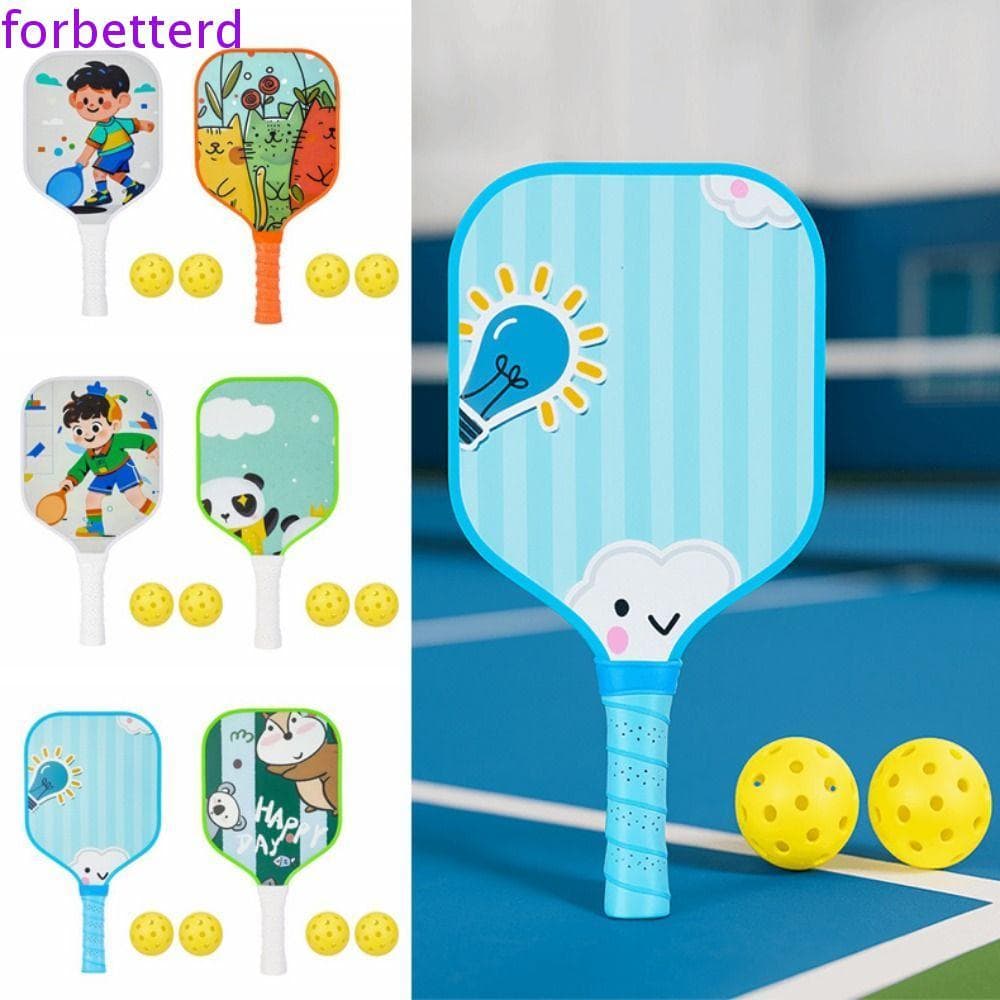 Conjunto De Pickleball Infantil FORBETTERD , Colorido E Leve , Alça Canelada