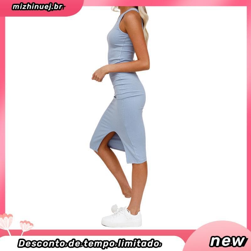 Kit 3 Vestidos Abertura Amamentação Gestante Longos Canelado Maternidade Pós Parto Maternidade